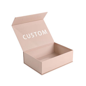 Custom Luxury Eco-Friendly Magnetic Flip Rigid <b>Book</b> Shape Paper <b>Box</b> Sponge Lining UV Coating for Gift Packaging Shoes Clothing - Product Image 1