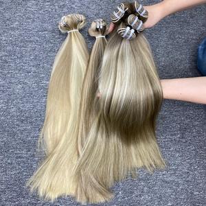 ผมต่อแบบมนุษย์ผมเรมี่เคราตินผูกด้วยมือแบบธรรมชาติ - Product Image 2