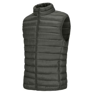 Chaleco acolchado de alta calidad con logotipo personalizado, chaqueta sin mangas, chalecos, chaleco acolchado transpirable, bolsillos para hombres con chaleco con cremallera - Product Image 4