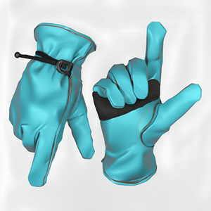 Gants de travail de sécurité très vendus, gants de travail industriels en cuir enduit, gants de travail de sécurité - Product Image 2