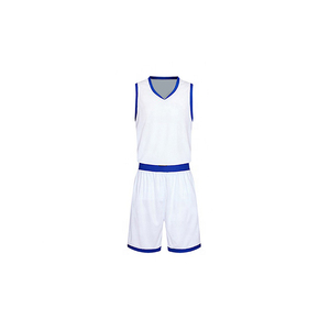 Uniforme de basketball personnalisé 100% polyester, imprimé numériquement, taille élastique, séchage rapide, position du logo sur le devant, tailles adultes unisexes - Product Image 2