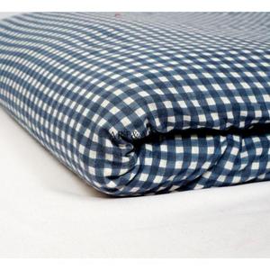 Tissu en coton 100% indien fait main, imprimé au bloc, à carreaux carrés, matière première pour robes, vente en gros - Product Image 2