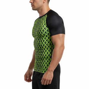 Camiseta de rendimiento personalizada para hombre con sublimación, fabricante y proveedor OEM ODM de marca privada - Product Image 2