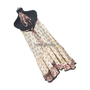 Nuevo Vestido Largo de Seda para Mujer, Estilo Bohemio, Estampado Floral Colorido, Vintage, para la Playa, para Vacaciones, Elegante, para Cena, con Espalda Descubierta - Product Image 5