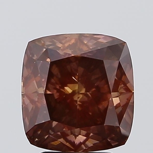 4.01 Ct Cushion Cut Lab Grown Diamond Fancy <b>Pink</b> Brown SI2 IGI Certified CVD Loose Diamond Wholesale for Jewelry Making - Product Image 1