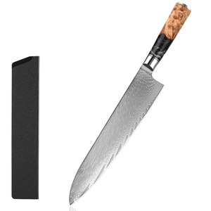 Couteau de Chef Professionnel LEGACY BLADES en Acier Damas 8 Pouces, Forgé à la Main, Moderne, Ambidextre, Fabricant OEM ODM - Product Image 1