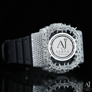 AARVA JEWELS <b>Men's</b> Luxury Sport Stainless Steel <b>Square</b> Digital <b>Watch</b> 25mm Sapphire Crystal Dial 3BAR Water Resistant Silicone - Product Image 5