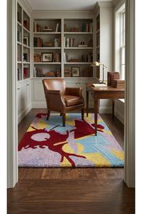 Alfombra de Lana Premium Hecha a Mano, la Más Vendida, para Decoración del Hogar Contemporáneo y Proyectos de Estilismo de Interiores - Product Image 4