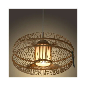 Natural Bamboo Chandelier <b>Light</b> <b>Fixture</b> For Hotel Villa And Resort Projects - Product Image 1