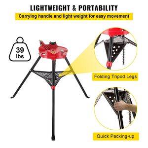 ขาตั้งเหล็กขนาด6นิ้วและแท่นยึดยางพร้อมห่วงโซ่ยึดขาตั้งสำหรับงานหรือพื้นร้าน - Product Image 4