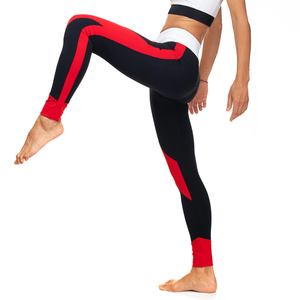 Leggings blancs pour femmes, taille mi-haute, en polyester uni avec dentelle, séchage rapide, légers, extensibles, pour l'entraînement, la course et le yoga - Product Image 4