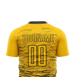เสื้อฟุตบอลสำหรับฝึกซ้อม ระบายอากาศได้ดี แห้งเร็ว สวมใส่สบาย กระชับพอดีตัว ผลิตจากโพลีเอสเตอร์ 100% น้ำหนักเบา ปรับแต่งได้ตามต้องการ - Product Image 3