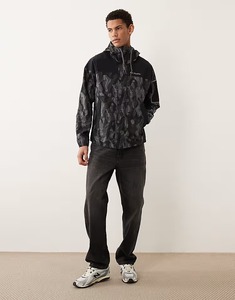 Men's Camouflage Hooded Windproof <b>Jacket</b> Zipper Closure Casual Autumn Polyester Material Regular Fit - Product Image 6
