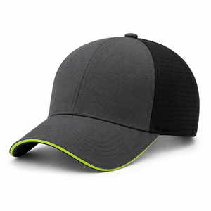 Casquettes de baseball en gros, nouveau design, confortables pour l'été, 5 panneaux, dos en maille, qualité supérieure, casquette trucker personnalisée avec étiquette sur mesure - Product Image 4