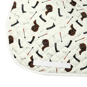 Nouvelle tapisserie de selle en polaire respirante style dressage, prix économique, qualité supérieure, coussinets d'équitation en coton et mousse - Product Image 6