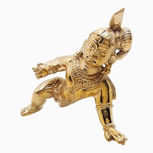 YUVA EXPORTS Decorative Brass Statue Carved Antique Finish Figurine Customized Shape Religious Art Collectible <b>Desk</b> <b>Ornament</b> for - Product Image 2