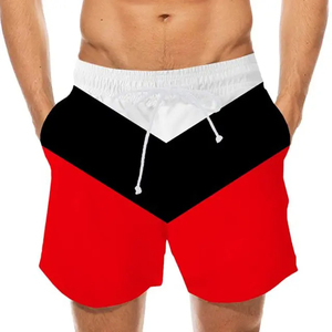 Shorts de Playa de Secado Rápido para Hombre, Shorts Deportivos para Natación, Transpirables, Ligeros, para Correr, con Cintura Elástica - Product Image 1