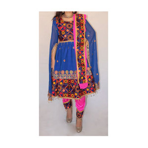 Vestido afgano tradicional para mujer, holgado, de manga larga, hecho a mano, ropa étnica cultural para mujer - Product Image 1