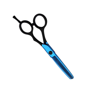 Tijeras de Adelgazamiento para Mano Izquierda y Derecha con Anillos Antideslizantes, Tijeras de Peluquería - Product Image 4