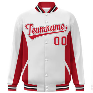 Veste de baseball pour homme, style Letterman, personnalisée, en laine mélangée de haute qualité, manches en cuir, streetwear moderne - Product Image 3