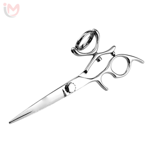 Ciseaux de coiffure ergonomiques en acier inoxydable de 6 pouces, ciseaux à effiler à 28 dents, outils de coiffage pour tous types de cheveux - IMANS - Product Image 4