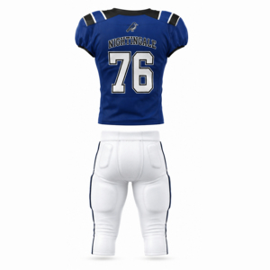 Ensemble d'uniformes de football américain personnalisés, maillot et pantalon, vêtements de sport d'équipe, tenue de jeu athlétique, tissu extensible quadridirectionnel - Product Image 2