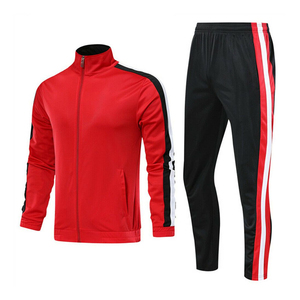 Conjunto Deportivo para Hombre, Chaqueta Negra con Cierre Completo y Rayas Blancas, Pantalones con Cintura Elástica, Ropa Deportiva Informal para Otoño - Product Image 5