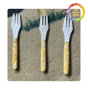 Cuchara de Nácar 99 Gold Data Thea, Hecha a Mano, Ecológica, Moderna y de Lujo, para Hoteles, Restaurantes, Regalos de Boda - Product Image 6