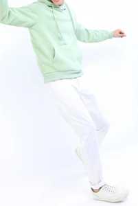 Sweat-shirt à capuche en molleton uni pour homme, décontracté, hiver, manches longues, avec poche, 100% coton respirant, ODM - Product Image 3