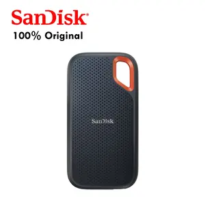 SanDisk 1TB SSD portabel-hingga 1050 MB/s, USB 3.2 Gen 2-Drive Solid State eksternal-SDSSDE61-1T00-G25