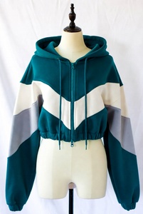 Outdoor Use Best Selling Women Crop Top Hoodies Fashion Clothing Durable Women Crop Top Hoodies - Product Image 2