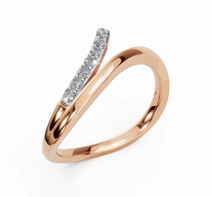 Anillo de Diamantes Clásico para Mujer, Oro Sólido de 9KT, 14KT, 18KT, Oro Amarillo, Oro Rosa, Oro Blanco, Joyería Fina, Anillo de Compromiso y Boda, Auténtico - Product Image 5