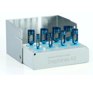 Kit de Brocas para Implantes Dentales, 8 Piezas, Recubiertas de Titanio Azul y Porta-Brocas, Instrumentos Médicos Quirúrgicos Básicos con Certificación CE - Product Image 6