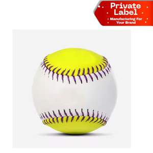 Fabrication sur mesure de ballons de baseball, équipement sportif en gros, fabricant OEM, ballon de baseball vierge en PU taille officielle 9 sans logo - Product Image 1