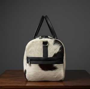 Bolsa de Viaje de Piel Auténtica Estilo Vintage, con Cierre de Cremallera, Ligera, Capacidad de 20-35L, LHODB-0135 - Product Image 3