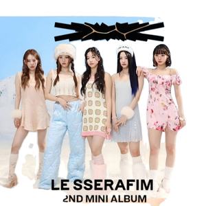 Pack CD original coréen HYBE Ent K-POP LE SSERAFIM 2ème mini album [ANTIFRAGILE] version COMPACTE avec photocarte scellée authentique - Product Image 1