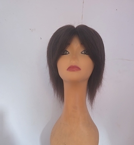 Perruque complète de haute qualité en cheveux indiens Remy, ondulations naturelles et ondulations aquatiques, systèmes Bangladesh TAZ Hair BD - Product Image 5