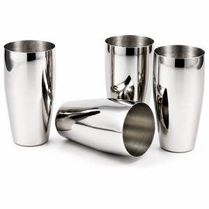 Stainless Steel Glasses Set Mirror Finish Metal Drinking Cups Durable <b>Water</b> Tumbler for Home and Restaurant <b>Bulk</b> Supplies - Product Image 6