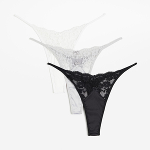 Tangas de Bambú 100% Sin Costuras para Mujer, Transpirables, con Encaje, Diseño Sencillo y Liso, Venta al Por Mayor - Product Image 6