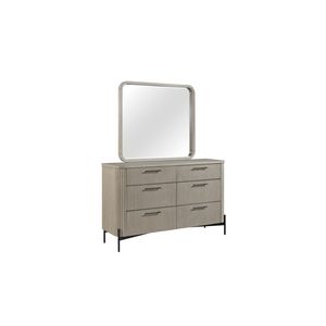 Cómoda color taupe de 6 cajones - Product Image 3