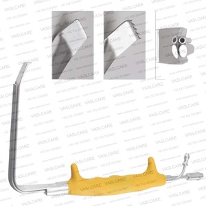 Retractor de Fibra Óptica Tebbetts con Mango de Silicona y Succión, Paquete de Luz Ovalada de Bajo Perfil, Instrumento para Cirugía de Senos de Vaslcare - Product Image 3