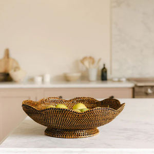 Plateau de service en rotin naturel tressé fait main, meilleur vendeur, fournisseur en gros, plateau en rotin pour table à manger, décoration intérieure - Product Image 3