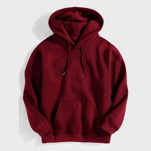 450 GSM Heavyweight 100% Cotton Fleece Regular Fit Lined Breathable Quick Dry Custom Logo Front Pullover <b>Trendy</b> Men <b>Hoodie</b> - Product Image 2