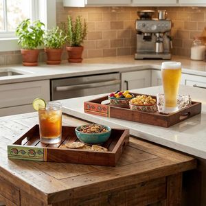 Highly Remarkable Rectangular <b>Platter</b> Serving Tray Exclusive Style Decorative for Home and Restaurant Use Available At Low Price - Product Image 3