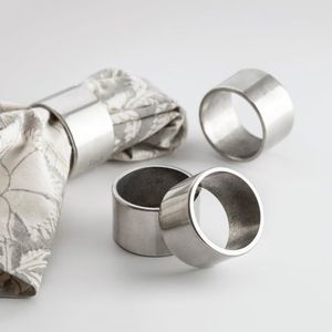 Simple Golden Brass Napkin Rings 2.5 Cm Width Durable Modern Design Wedding <b>Table</b> Decoration - Product Image 6