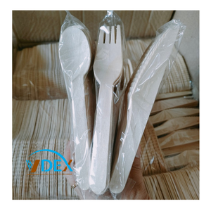 Juego de cubiertos de madera desechables de exportación de Vietnam para uso diario y fiestas Borde pulido y superficie lisa para servir en restaurante - Product Image 6