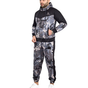 Ensemble de survêtement sportif pour homme, imprimé par sublimation, haut et bas assortis, pour l'entraînement, la course à pied ou la salle de sport - Product Image 4