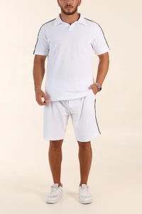 Conjunto Deportivo 2 en 1 para Hombre, Talla Grande, Marca Ever Glow Plus Size Maternity, en Tela de Poliéster/Algodón con Elasticidad en Cuatro Direcciones - Product Image 3