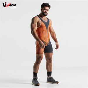 Venta al por Mayor de Fábrica, Diseño Personalizado, Camisetas de Lucha Sublimadas de Alta Calidad, Transpirables y de Secado Rápido para Hombre, 100% Poliéster - Product Image 4