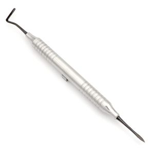Periotome antérieur dentelé à double extrémité # 6 instruments dentaires noirs pour l'extraction et la section du ligament gingival - Product Image 1